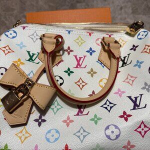 STUNNING Fashion Satchel with Leather Details and Long Strap! Fashion Crossbody!